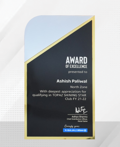 Award of Excellence presented to Ashish Paliwal