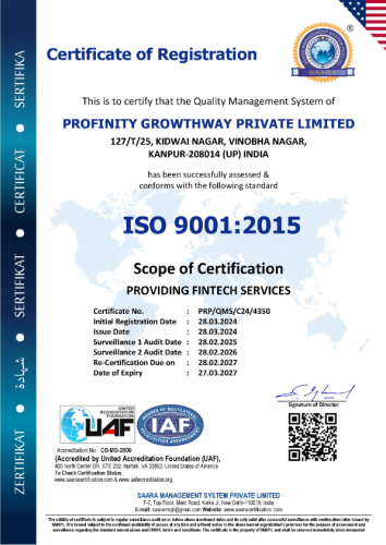 ISO-CERTIFICATE-PROFINITY-GROWTHWAY-PVT-LTD 001